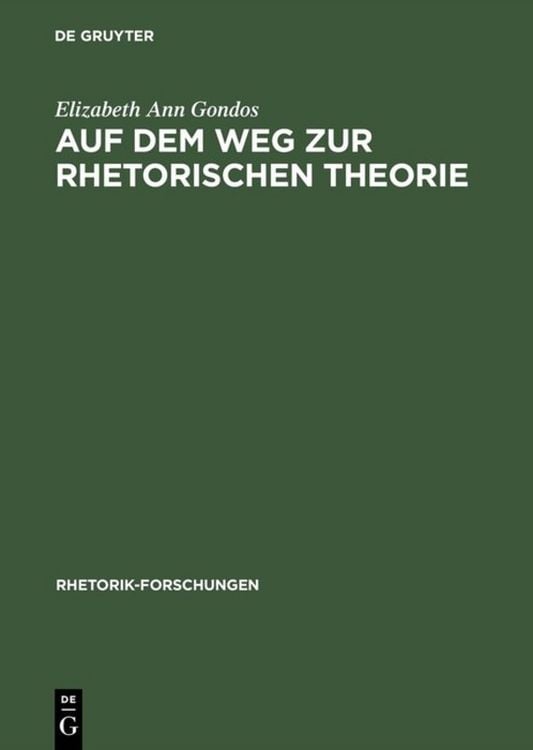 Produktbild: Auf dem Weg zur rhetorischen Theorie