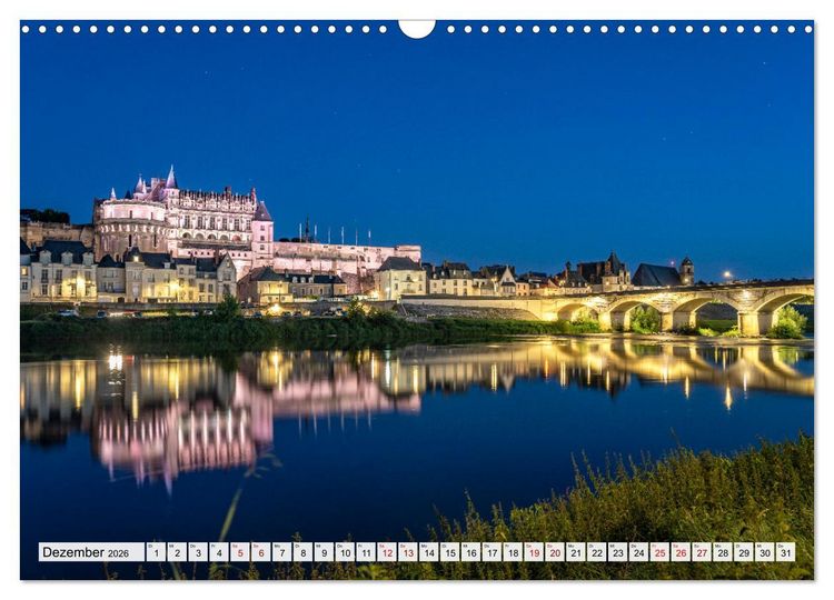 Produktbild: Die Schl&ouml;sser im Tal der Loire (Wandkalender 2026 DIN A3 quer), CALVENDO Monatskalender