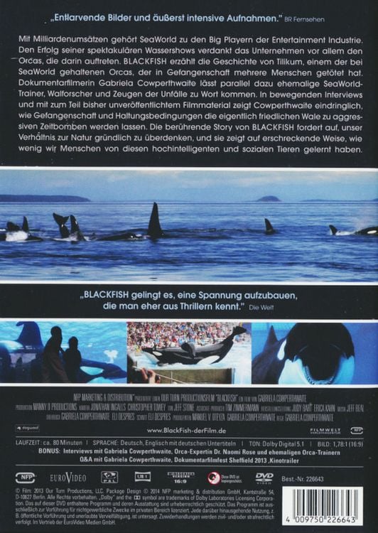 Produktbild: Blackfish - Never cature what you can't control