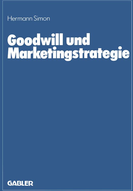 Produktbild: Goodwill und Marketingstrategie