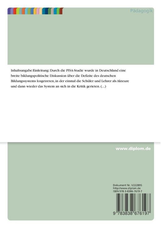 Produktbild: Das schwedische Bildungssystem und die Integration von Kindern mit Migrationshintergrund