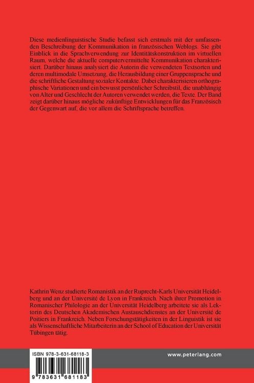 Produktbild: &laquo;Bloguer sa vie&raquo;. Franz&ouml;sische Weblogs im Spannungsfeld zwischen Individualit&auml;t und Gruppenzugeh&ouml;rigkeit