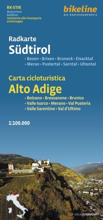 Produktbild: Radkarte Südtirol