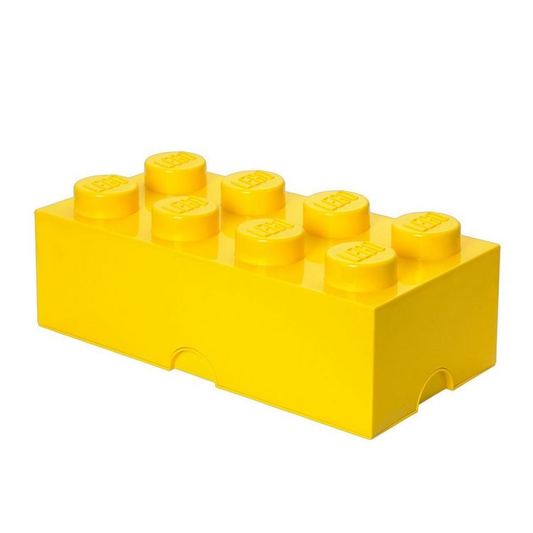 Produktbild: LEGO Aufbewahrungsstein 8 Noppen Gelb