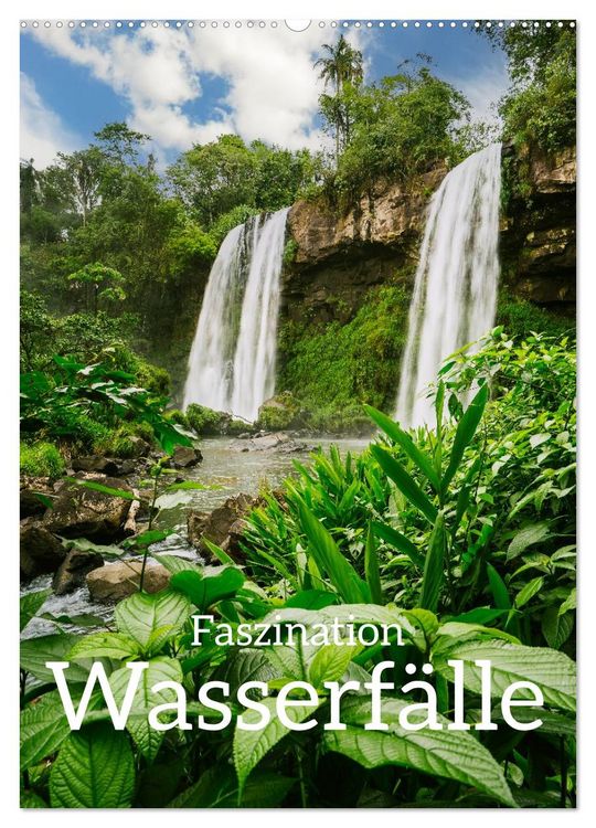 Produktbild: Faszination Wasserf&auml;lle (Wandkalender 2026 DIN A2 hoch), CALVENDO Monatskalender