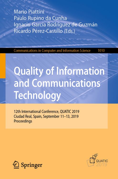 Produktbild: Quality of Information and Communications Technology