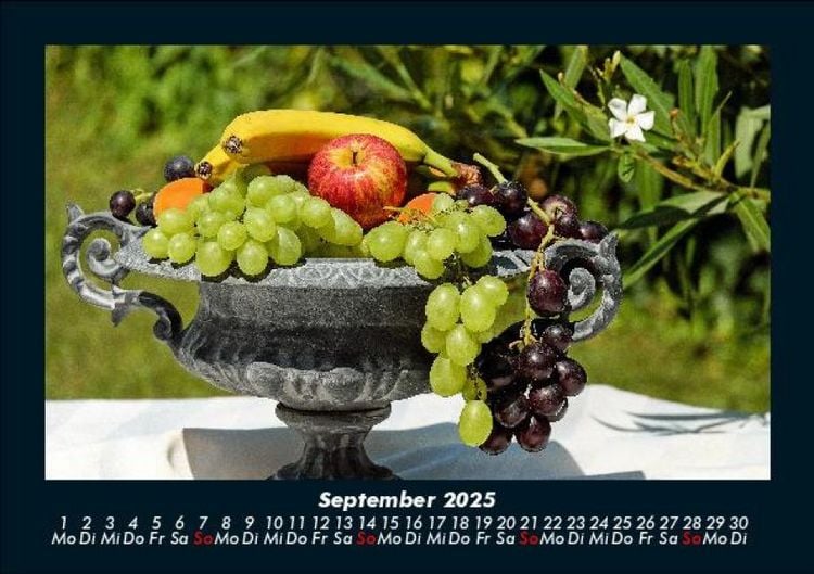 Produktbild: Obstkalender 2025 Fotokalender DIN A5