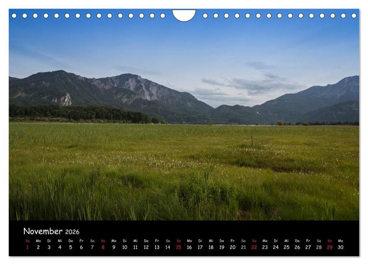 Produktbild: Sch&ouml;nes Oberbayern (Wandkalender 2026 DIN A4 quer), CALVENDO Monatskalender
