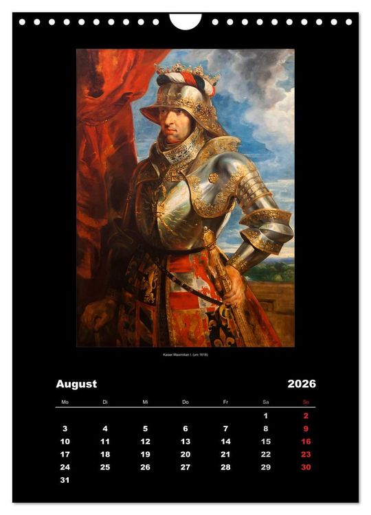 Produktbild: Peter Paul Rubens - Rubens (Wandkalender 2026 DIN A4 hoch), CALVENDO Monatskalender