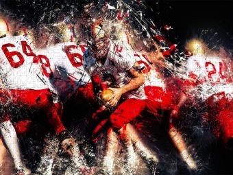 Produktbild: CALVENDO Puzzle American Football - so cool | 1000 Teile Lege-Gr&ouml;&szlig;e 64x48cm Foto-Puzzle f&uuml;r gl&uuml;ckliche Stunden