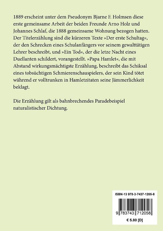 Produktbild: Papa Hamlet