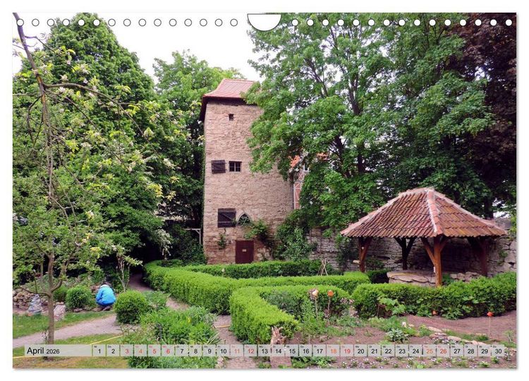 Produktbild: Bad Langensalza - Die Kur- und Gartenstadt (Wandkalender 2026 DIN A4 quer), CALVENDO Monatskalender