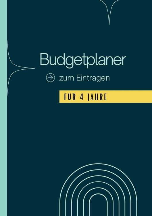Produktbild: Budgetplaner f&uuml;r 4 Jahre