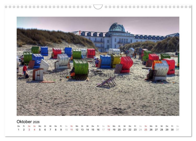 Produktbild: JUIST - Ansichten einer Insel (Wandkalender 2026 DIN A3 quer), CALVENDO Monatskalender