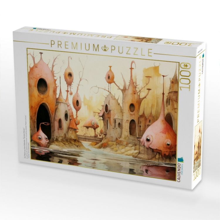 Produktbild: CALVENDO Puzzle Ein Motiv aus dem Kalender "Kuriose H&auml;user" | 1000 Teile Lege-Gr&ouml;&szlig;e 64x48cm Foto-Puzzle f&uuml;r gl&uuml;ckliche Stunden