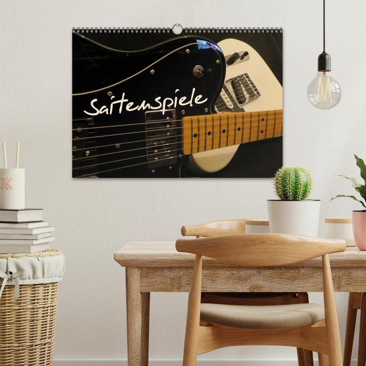 Produktbild: SAITENSPIELE (Wandkalender 2026 DIN A3 quer), CALVENDO Monatskalender