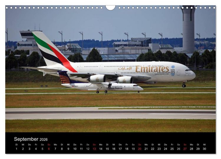 Produktbild: Flugverkehr (Wandkalender 2026 DIN A3 quer), CALVENDO Monatskalender