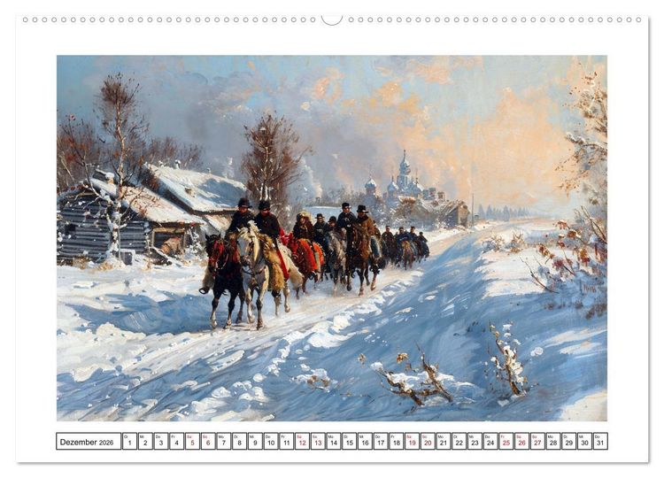 Produktbild: Reise mit der ostslawischen Seele (Wandkalender 2026 DIN A2 quer), CALVENDO Monatskalender