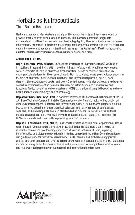 Produktbild: Herbals as Nutraceuticals