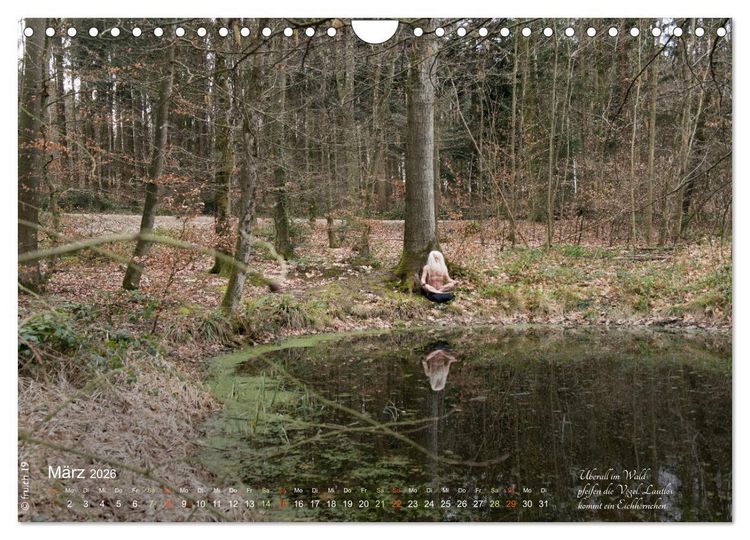 Produktbild: HAIKU AM TEICH (Wandkalender 2026 DIN A4 quer), CALVENDO Monatskalender