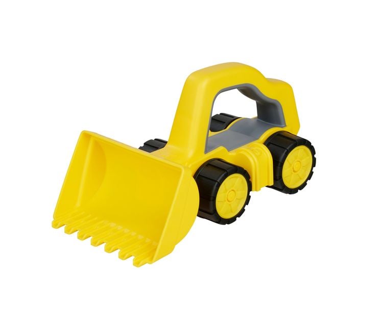 Produktbild: BIG 800054850 - BIG Power Worker Griffy Bagger, gelb, L:25cm, Baustellenfahrzeug, Sandspielzeug