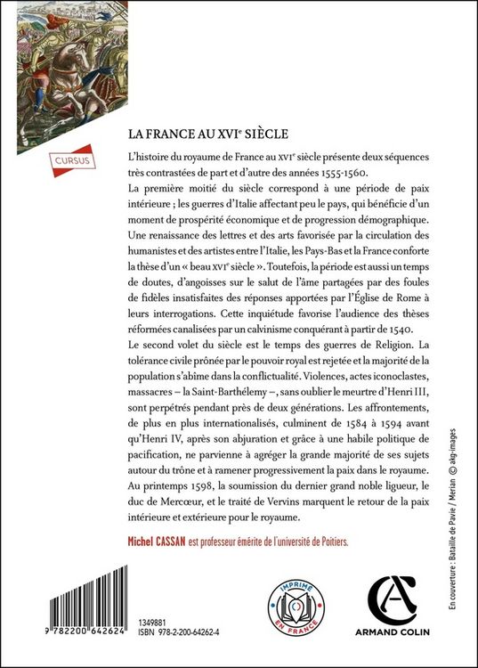 Produktbild: La France au XVIe si&egrave;cle
