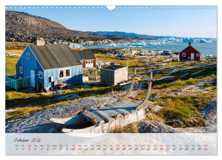 Produktbild: Greenland - Impressions of an Arctic Island (Wall Calendar 2026 DIN A3 landscape), CALVENDO 12 Month Wall Calendar