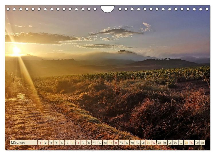 Produktbild: Buen Camino - pilgern auf dem Jakobsweg - Camino Franc&eacute;s (Wandkalender 2026 DIN A4 quer), CALVENDO Monatskalender