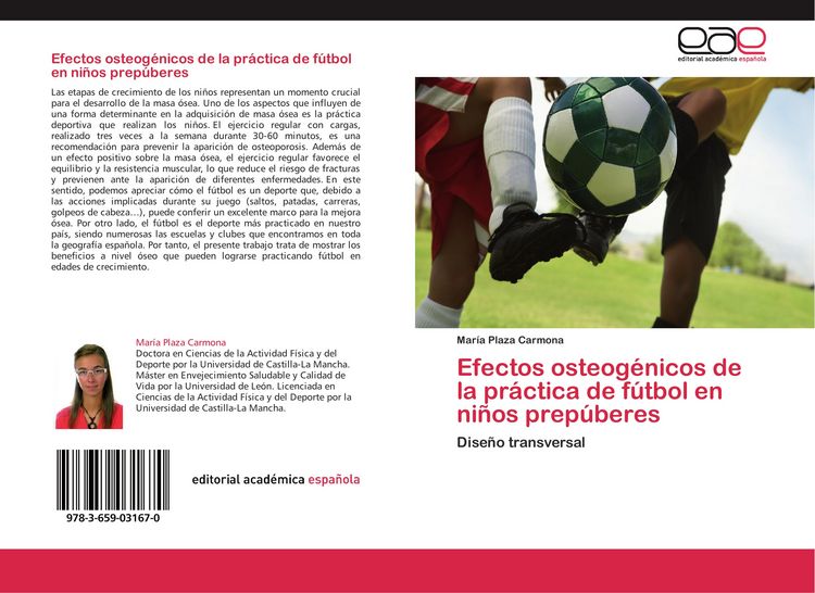 Produktbild: Efectos osteog&eacute;nicos de la pr&aacute;ctica de f&uacute;tbol en ni&ntilde;os prep&uacute;beres