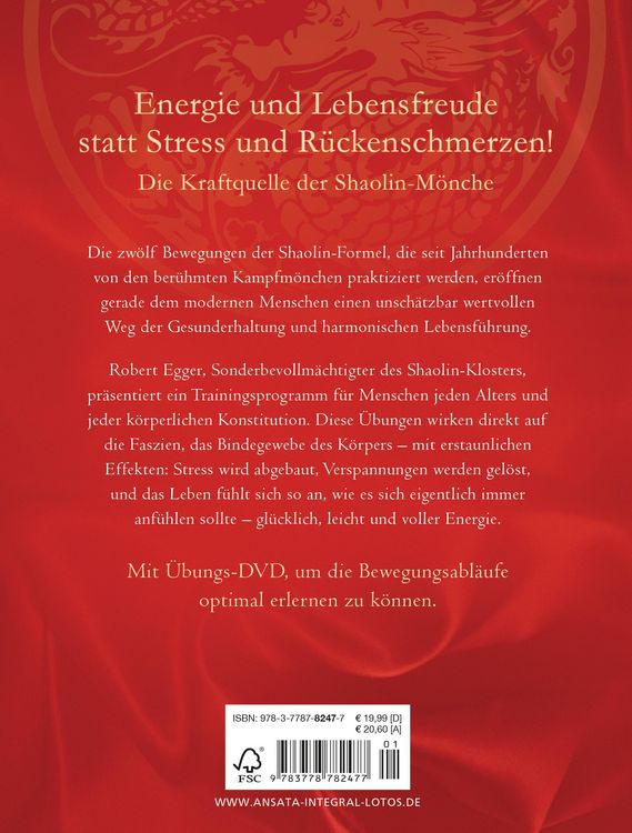 Produktbild: Die Shaolin-Formel (inkl. DVD)