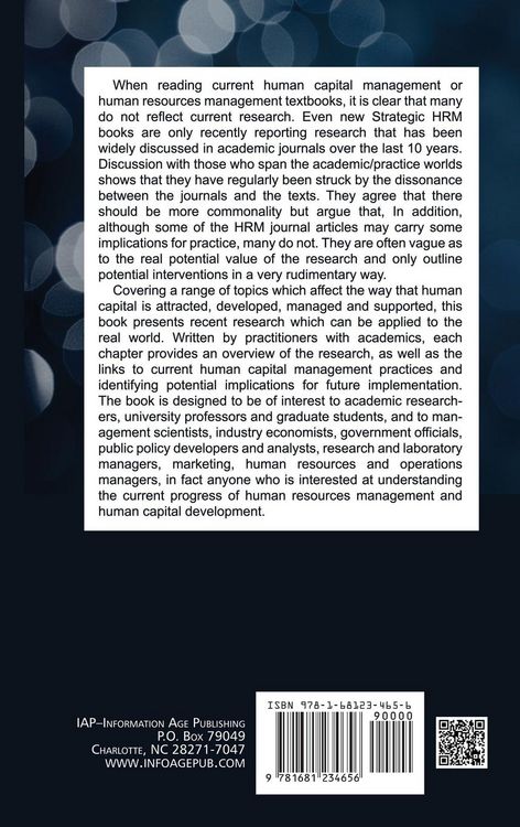 Produktbild: Human Capital Management Research