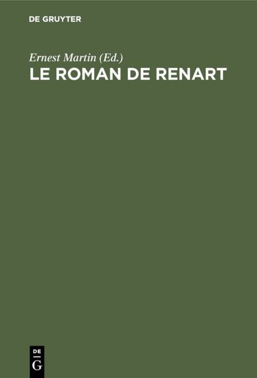 Produktbild: Le Roman de Renart
