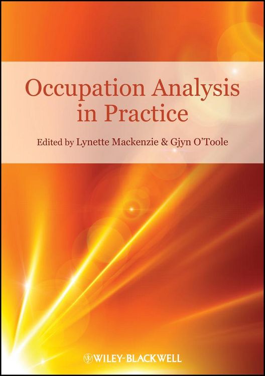 Produktbild: Occupation Analysis in Practice