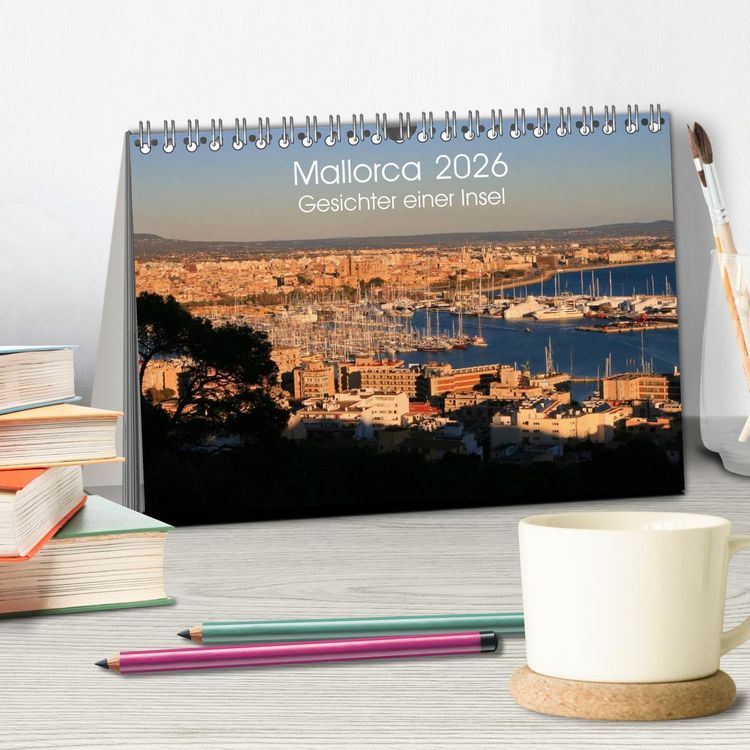 Produktbild: Mallorca - Gesichter einer Insel (Tischkalender 2026 DIN A5 quer), CALVENDO Monatskalender