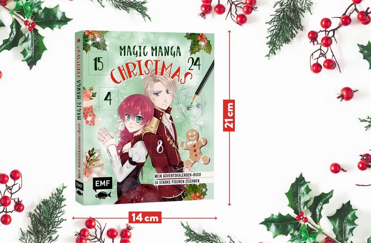Produktbild: Mein Manga-Adventskalender-Buch: Magic Manga Christmas