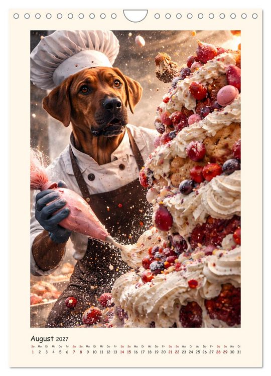 Produktbild: Rhodesian Ridgeback - Ein Hund mit vielen Talenten (Wandkalender 2027 DIN A4 hoch), CALVENDO Monatskalender
