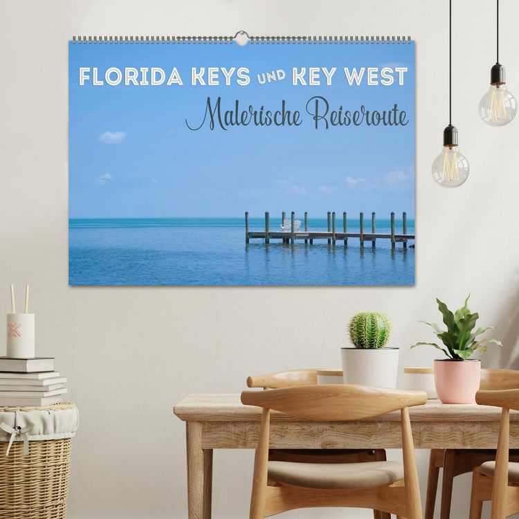 Produktbild: FLORIDA KEYS UND KEY WEST Malerische Reiseroute (Wandkalender 2026 DIN A2 quer), CALVENDO Monatskalender