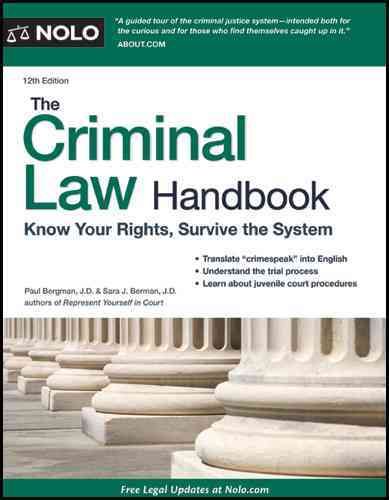 Produktbild: The Criminal Law Handbook: Know Your Rights, Survive the System