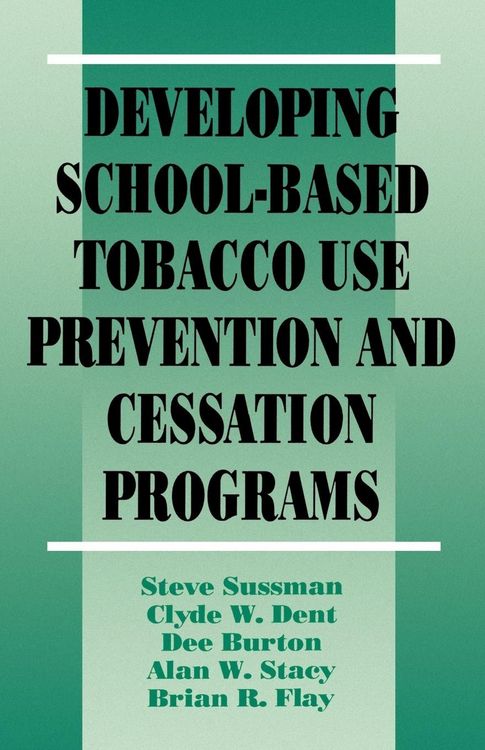 Produktbild: Developing School-Based Tobacco Use Prevention and Cessation Programs