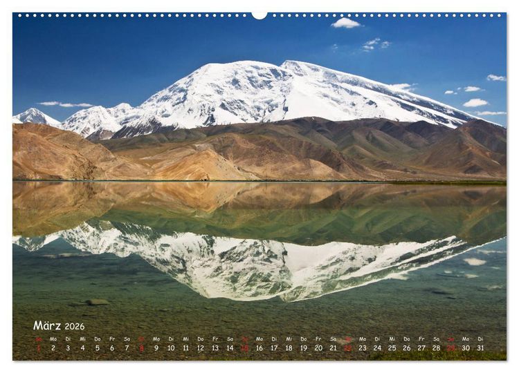 Produktbild: Faszinierende Landschaften entlang der chinesischen Seidenstrasse (hochwertiger Premium Wandkalender 2026 DIN A2 quer), Kunstdruck in Hochglanz
