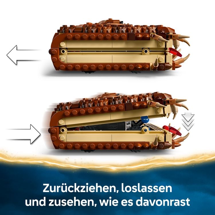 Produktbild: LEGO Harry Potter Bei&szlig;endes Monsterbuch der Monster, Lernspielzeug 76449