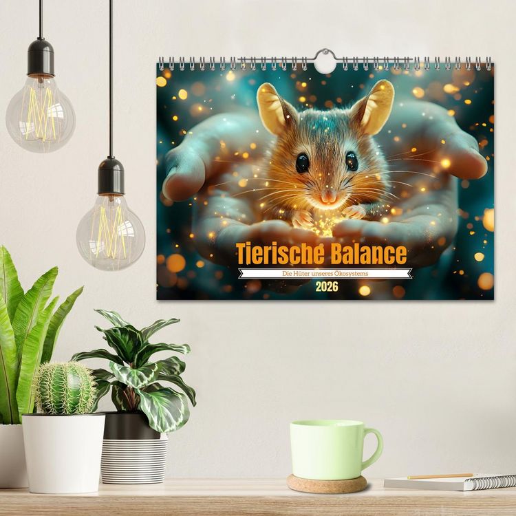 Produktbild: Tierische Balance (Wandkalender 2026 DIN A4 quer), CALVENDO Monatskalender