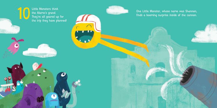 Produktbild: 10 Little Monsters Visit Texas