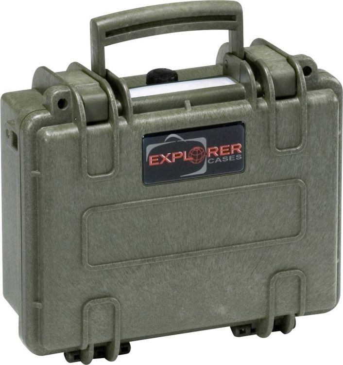 Produktbild: Explorer Cases Outdoor Koffer 2209.G green with pick & pluck foam (B x H x T) 22 x 16 x 10 cm Olivgr&uuml;n 2209.G