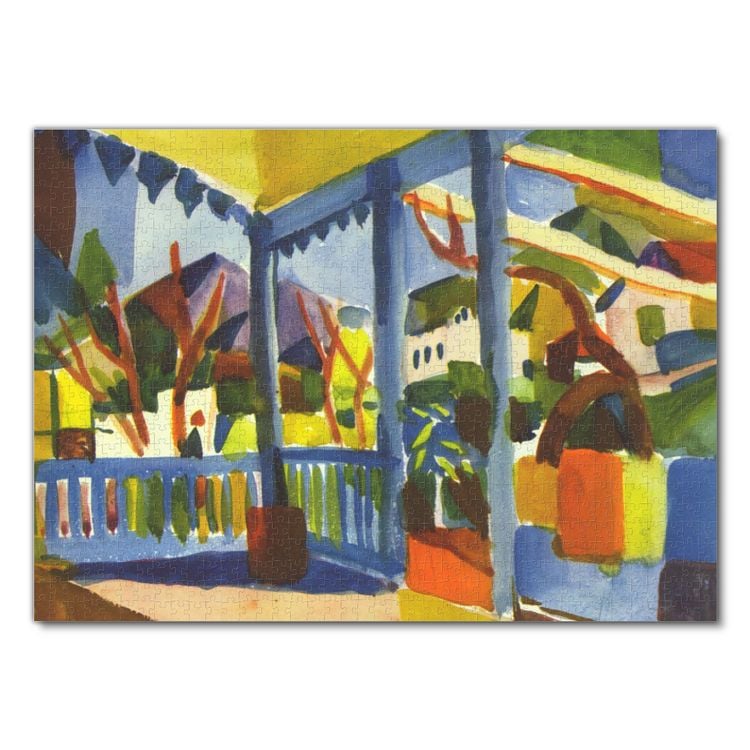 Produktbild: Lais Puzzle August Macke - Terrasse des Landhauses in St. Germain 1000 Teile