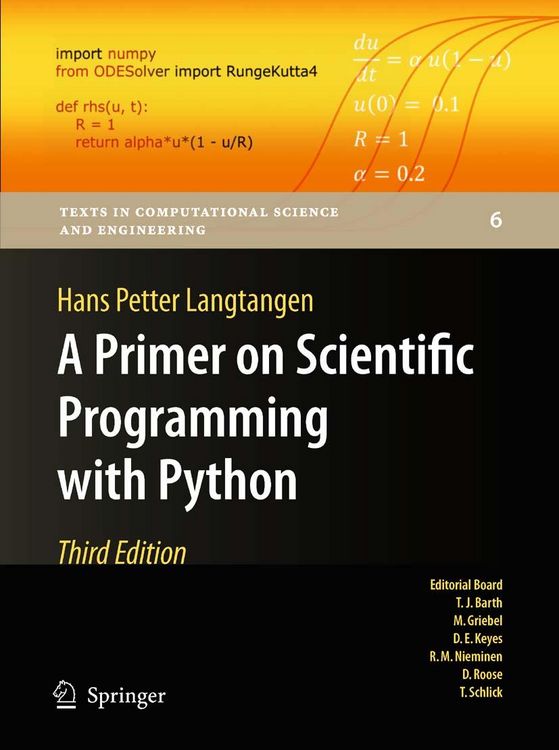 Produktbild: A Primer on Scientific Programming with Python