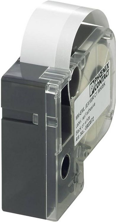 Produktbild: Phoenix Contact 803973 MM-EML (EX24)R C1 WH/BK Etiketten f&uuml;r Thermotransferdrucker Montage-Art: aufkleben Wei&szlig;, Schwarz 1 St.