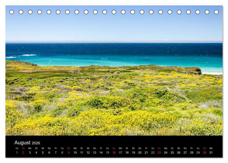 Produktbild: Meer und K&uuml;ste (Tischkalender 2026 DIN A5 quer), CALVENDO Monatskalender