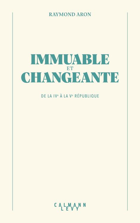 Produktbild: Immuable et changeante