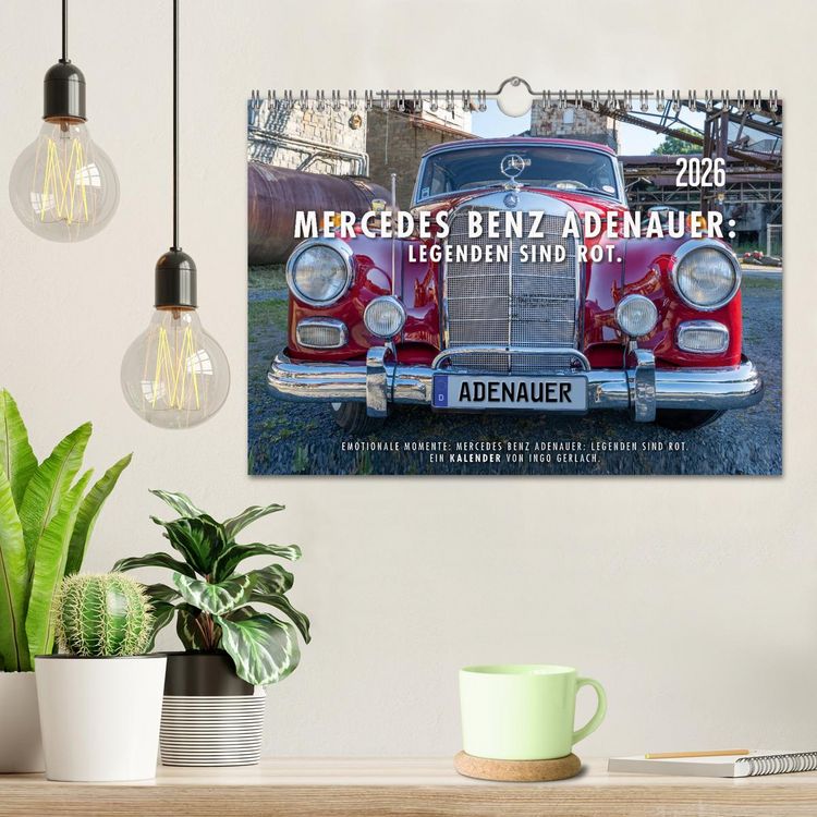 Produktbild: Mercedes Benz Adenauer: Legenden sind rot. (Wandkalender 2026 DIN A4 quer), CALVENDO Monatskalender